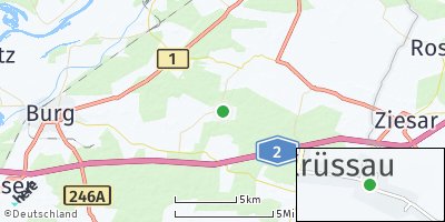 Google Map of Krüssau