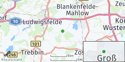Google Map of Groß Schulzendorf