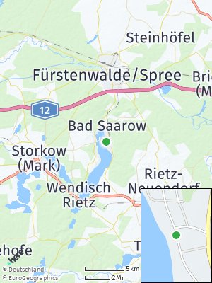 Here Map of Bad Saarow