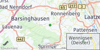Google Map of Wennigsen