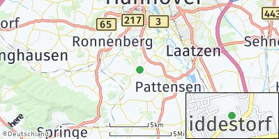 Google Map of Hiddestorf