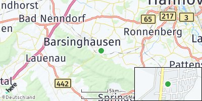 Google Map of Egestorf am Deister