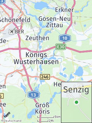 Here Map of Senzig