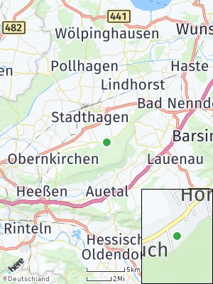 Here Map of Hörkamp-Langenbruch