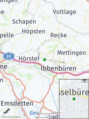 Here Map of Püsselbüren