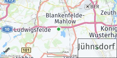 Google Map of Jühnsdorf