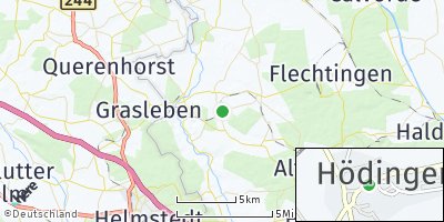 Google Map of Hödingen bei Haldensleben