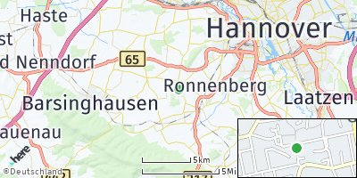 Google Map of Gehrden / Hannover