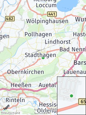 Here Map of Stadthagen