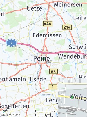 Here Map of Peine