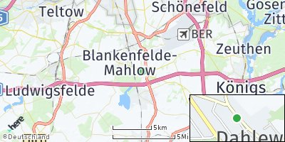 Google Map of Dahlewitz