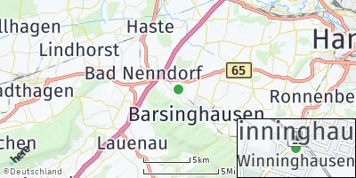 Google Map of Winninghausen am Deister