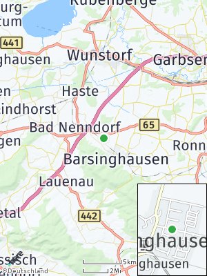 Here Map of Hohenbostel am Deister