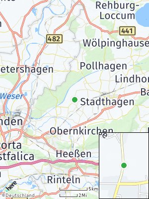 Here Map of Hespe bei Stadthagen