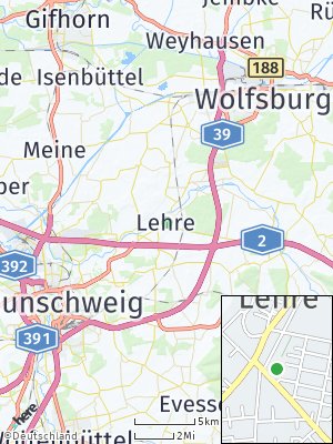 Here Map of Lehre