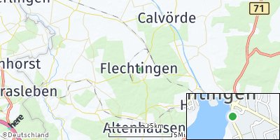 Google Map of Flechtingen