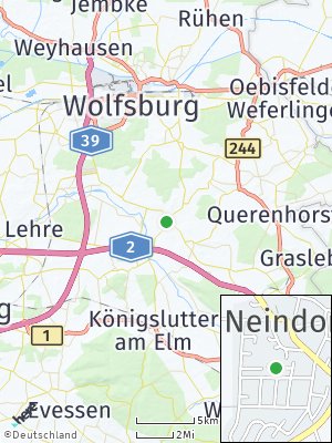 Here Map of Neindorf bei Helmstedt