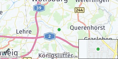 Google Map of Neindorf bei Helmstedt