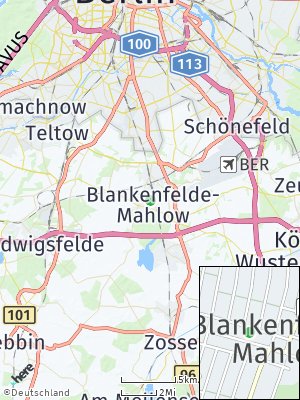 Here Map of Blankenfelde-Mahlow