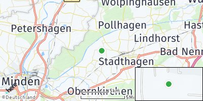 Google Map of Meerbeck bei Stadthagen