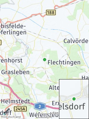 Here Map of Belsdorf bei Haldensleben