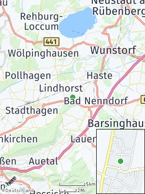 Here Map of Beckedorf bei Stadthagen