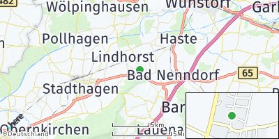 Google Map of Beckedorf bei Stadthagen