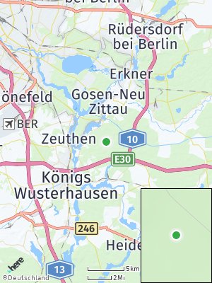 Here Map of Wernsdorf bei Erkner
