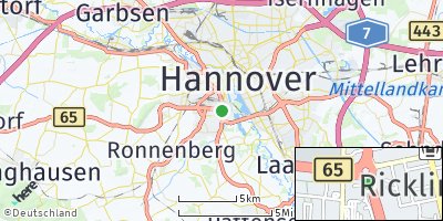 Google Map of Ricklingen