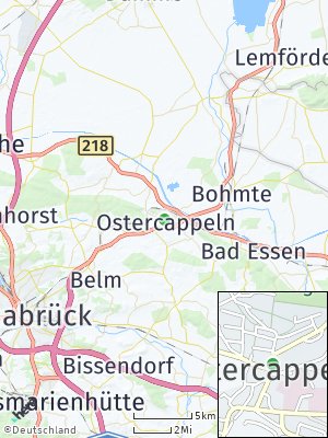 Here Map of Ostercappeln