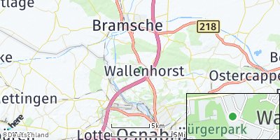 Google Map of Wallenhorst