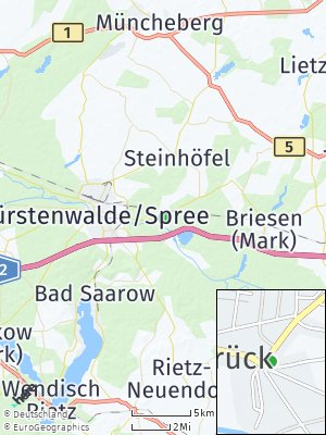 Here Map of Berkenbrück