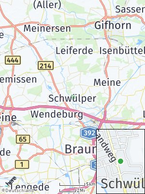 Here Map of Schwülper