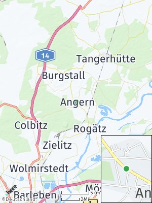 Here Map of Angern bei Wolmirstedt
