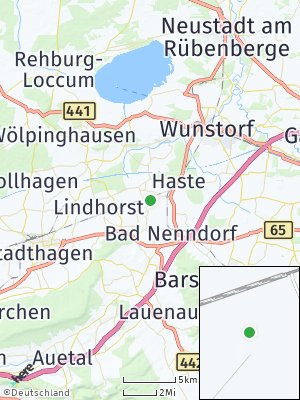 Here Map of Hohnhorst bei Wunstorf