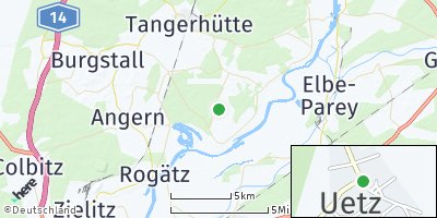 Google Map of Uetz