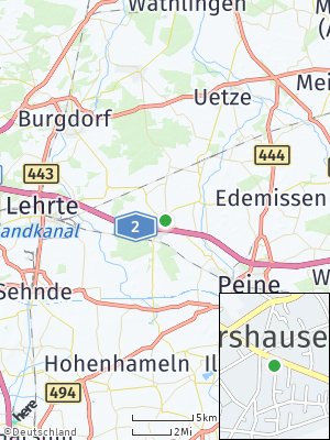 Here Map of Sievershausen bei Lehrte