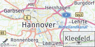 Google Map of Kleefeld