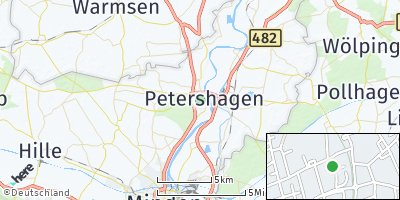 Google Map of Petershagen