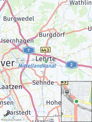 Here Map of Lehrte bei Hannover