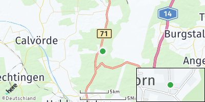 Google Map of Born bei Haldensleben