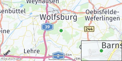 Google Map of Barnstorf bei Vorsfelde