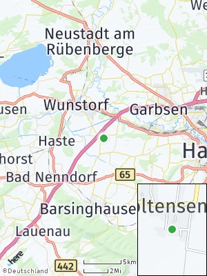 Here Map of Holtensen bei Wunstorf