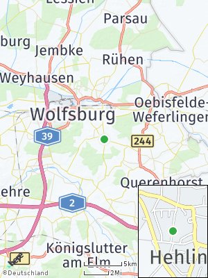 Here Map of Hehlingen