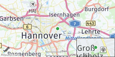 Google Map of Groß Buchholz