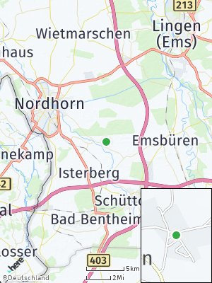Here Map of Engden