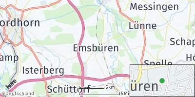Google Map of Emsbüren