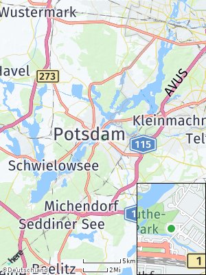 Here Map of Potsdam
