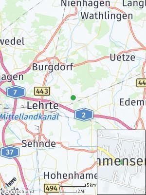 Here Map of Immensen bei Lehrte