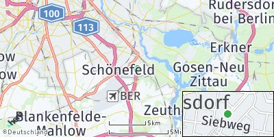Google Map of Bohnsdorf